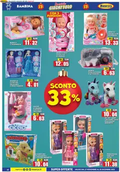 Anteprima del volantino Maury's Giocattolo catalogo valido a partire dal 27.11.2025 | Pagina: 10 | Prodotti: Biberon, Borsa