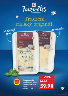 Náhled letáku Gorgonzola sýr s modrou plísní krémová/pikantní, Gorgonzola sýr s modrou plísní krémová/pikantní 200 g od 18.03.2026 | Strana: 35