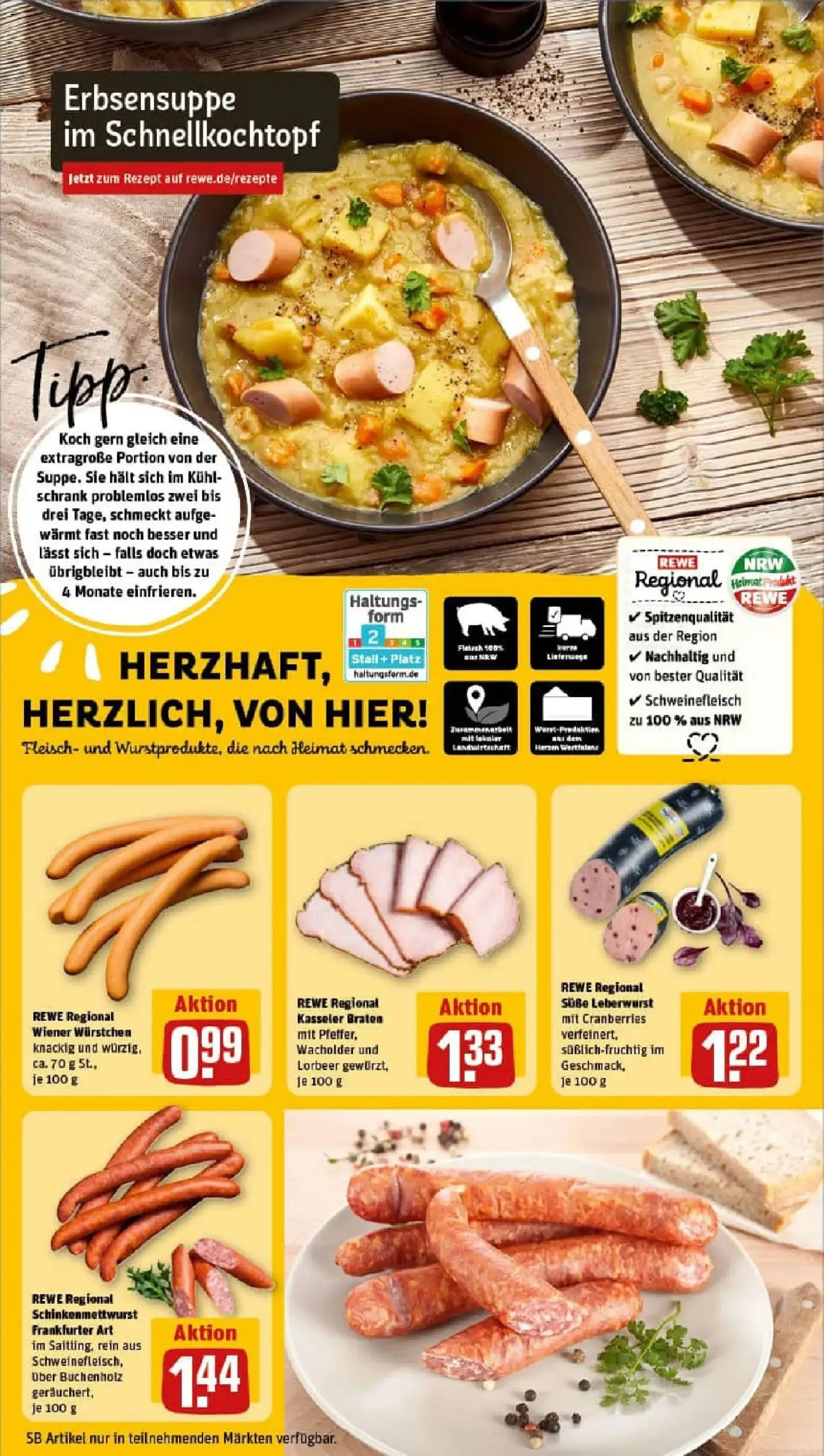 Rewe prospekt Unna	 – gültig ab 11.01.2026 | Seite: 11 | Produkte: Wiener wurstchen, Schrank, Schweinefleisch, Fleisch