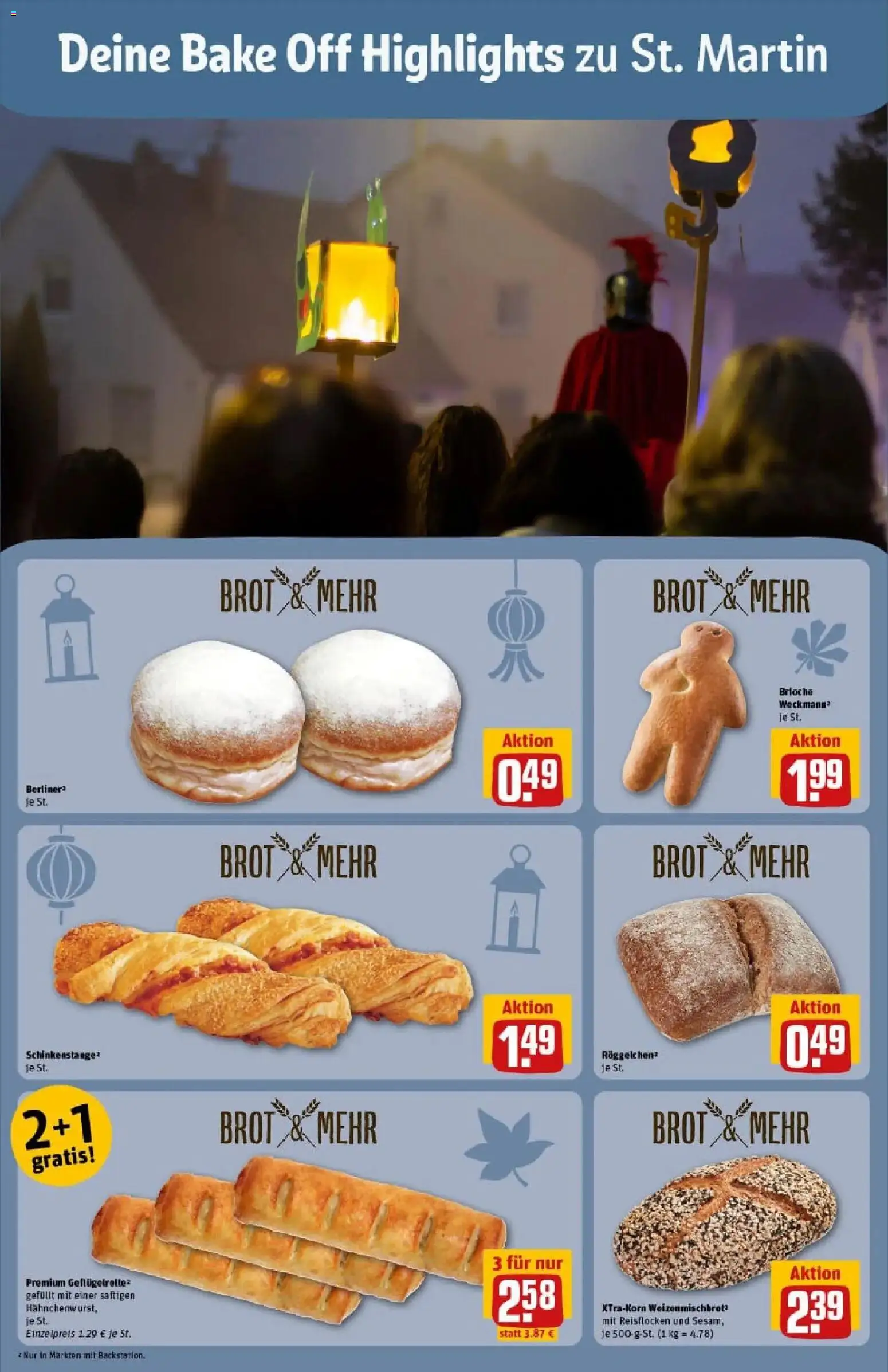 Rewe prospekt Herne	 – gültig ab 10.11.2025 | Seite: 14 | Produkte: Berliner, Brot