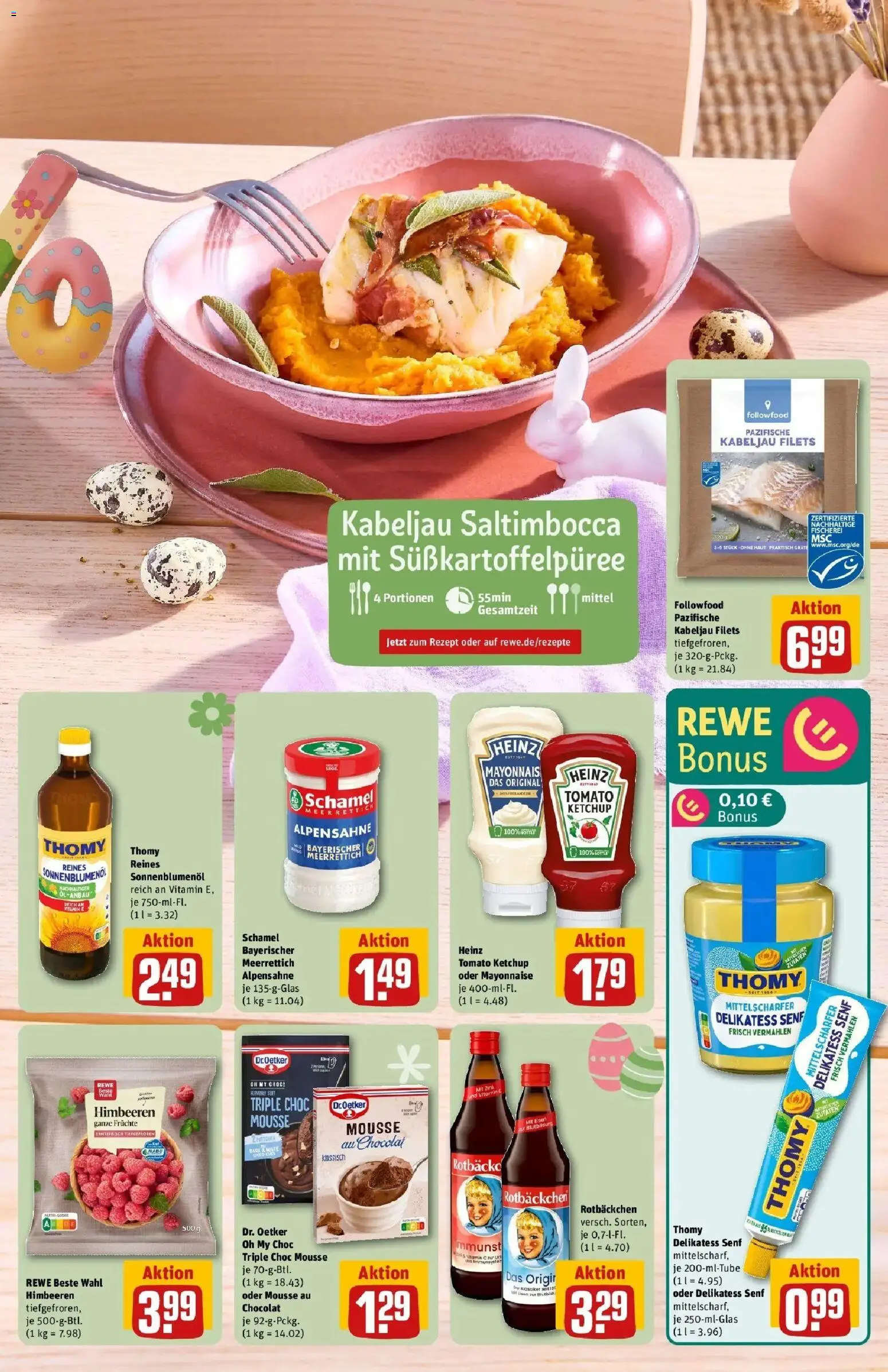 Rewe Prospekt Mönchengladbach	 – gültig ab 30.03.2026 | Seite: 7 | Produkte: Himbeeren, Sonnenblumenol, Mayonnaise, Ketchup