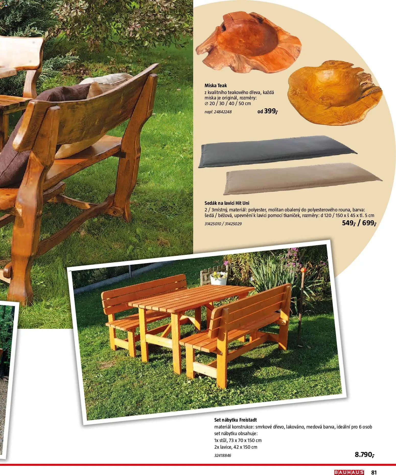 Bauhaus katalog Záhradní nábytek od 08.04.2026 | Strana: 81 | Produkty: Miska