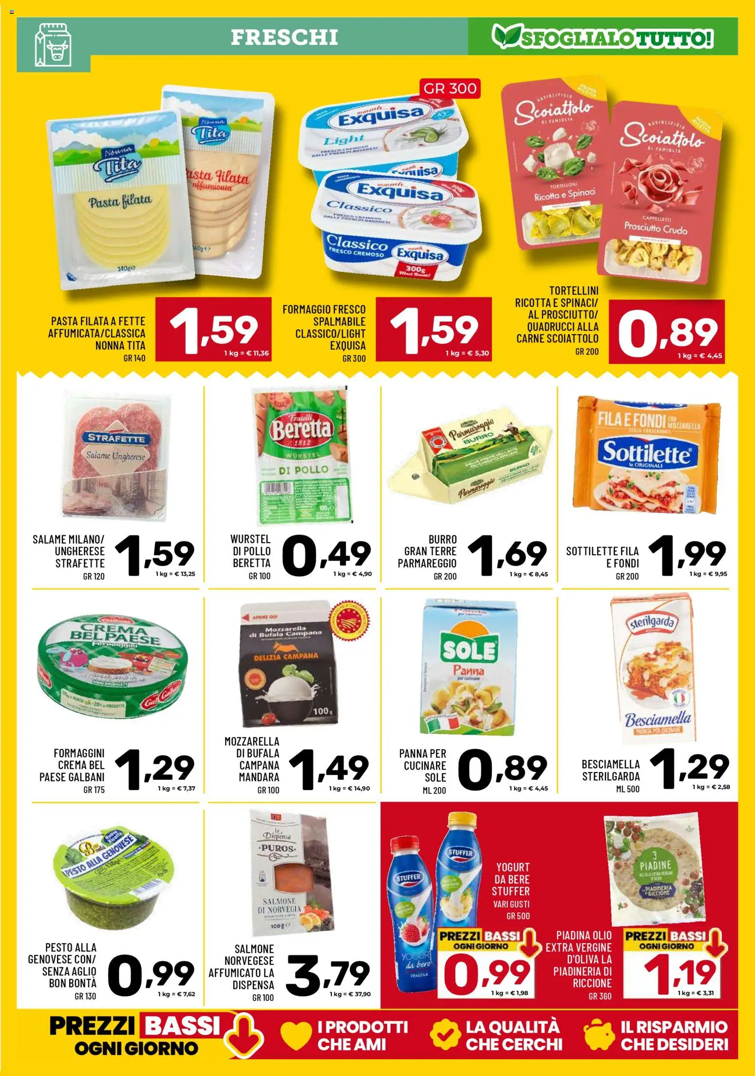 Volantino Il Centesimo del 18.03.2026 | Pagina: 7 | Prodotti: Mozzarella, Burro, Pasta, Ricotta