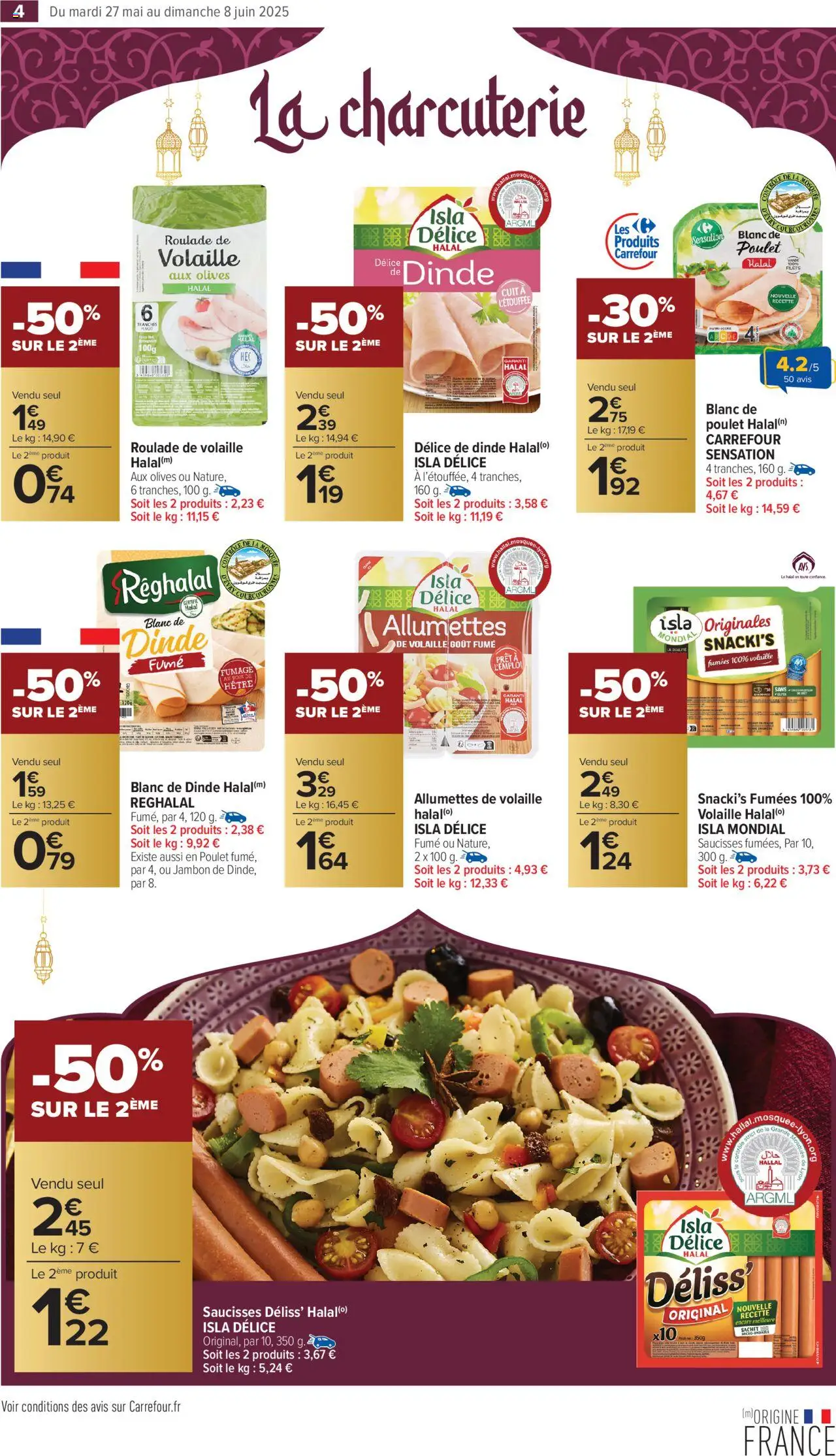  | Page: 4 | Produits: Olives, Volaille, Jambon