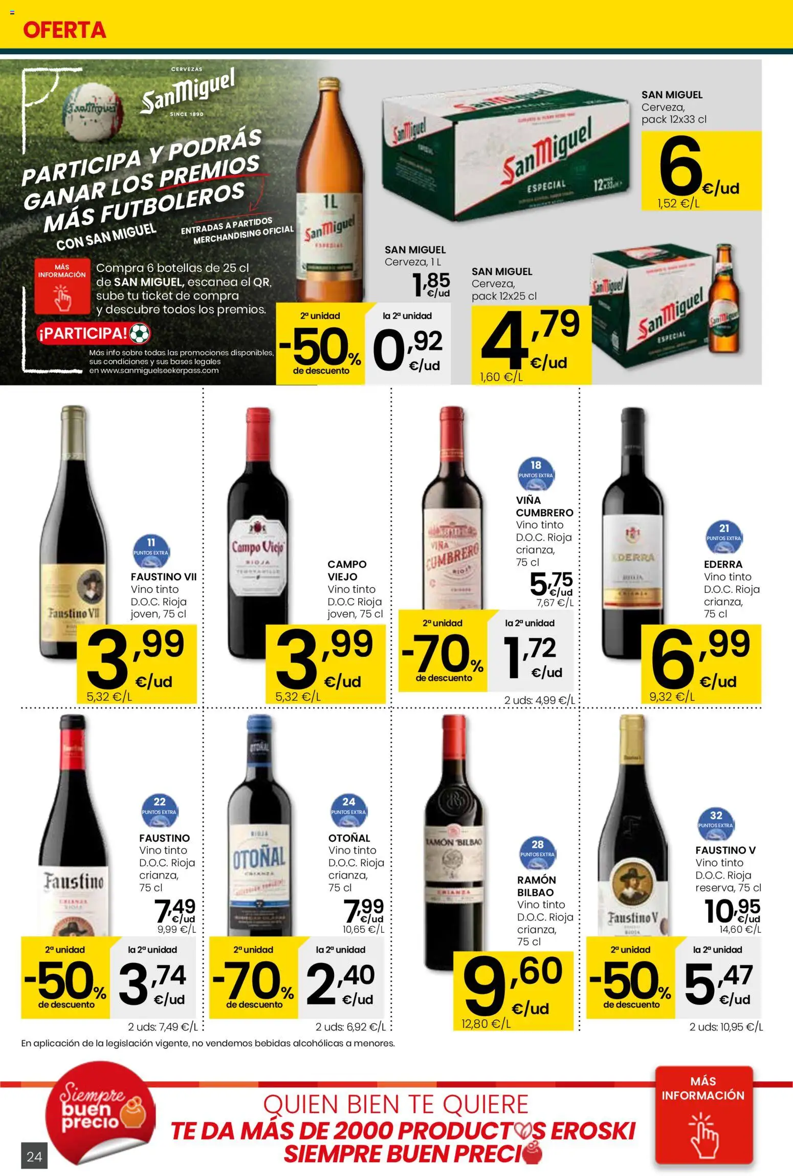 Eroski - Siempre a buen precio Center │ válido desde el 12.02.2026 | Página: 24 | Productos: Vino, Té