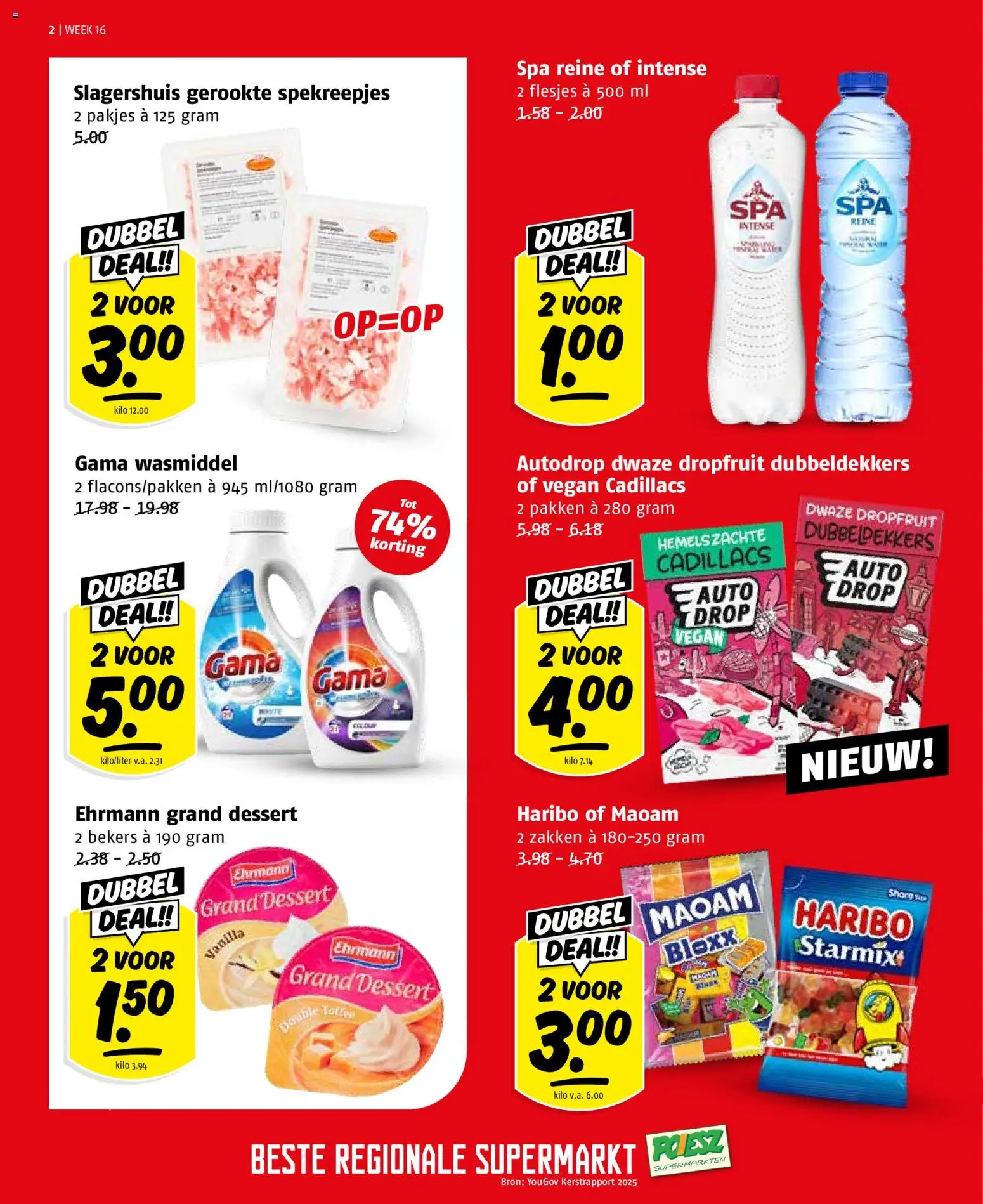 {H1} | Pagina: 2 | Producten: Wasmiddel