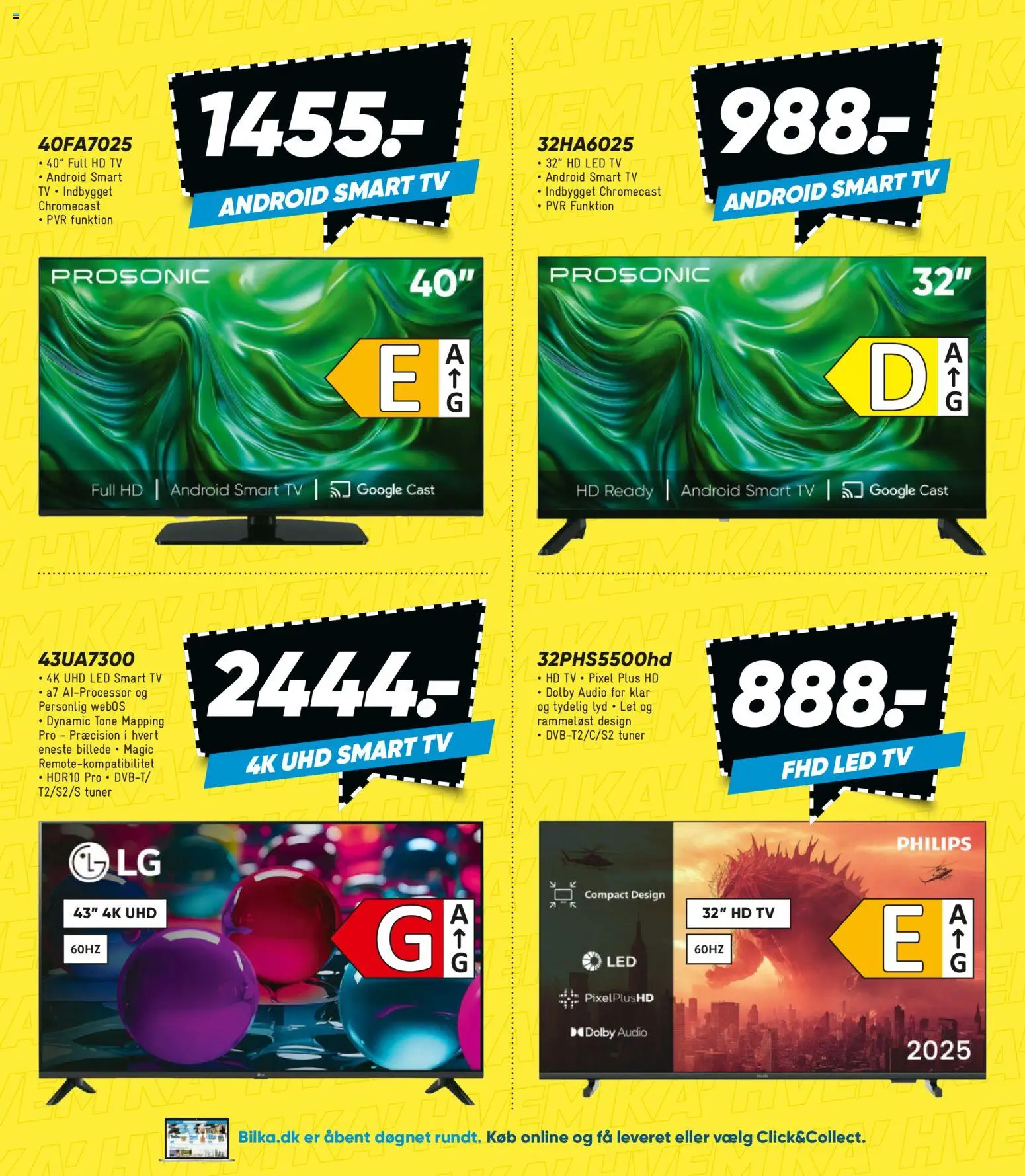 Bilka tilbudsavis – gyldig fra 19.12.2025 | Side: 7 | Produkter: Smart TV, TV