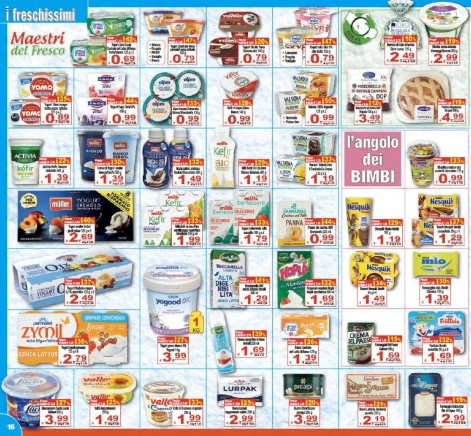 Volantino CTS del 27.03.2026 | Pagina: 16 | Prodotti: Crema, Yogurt, Panna, Burrata