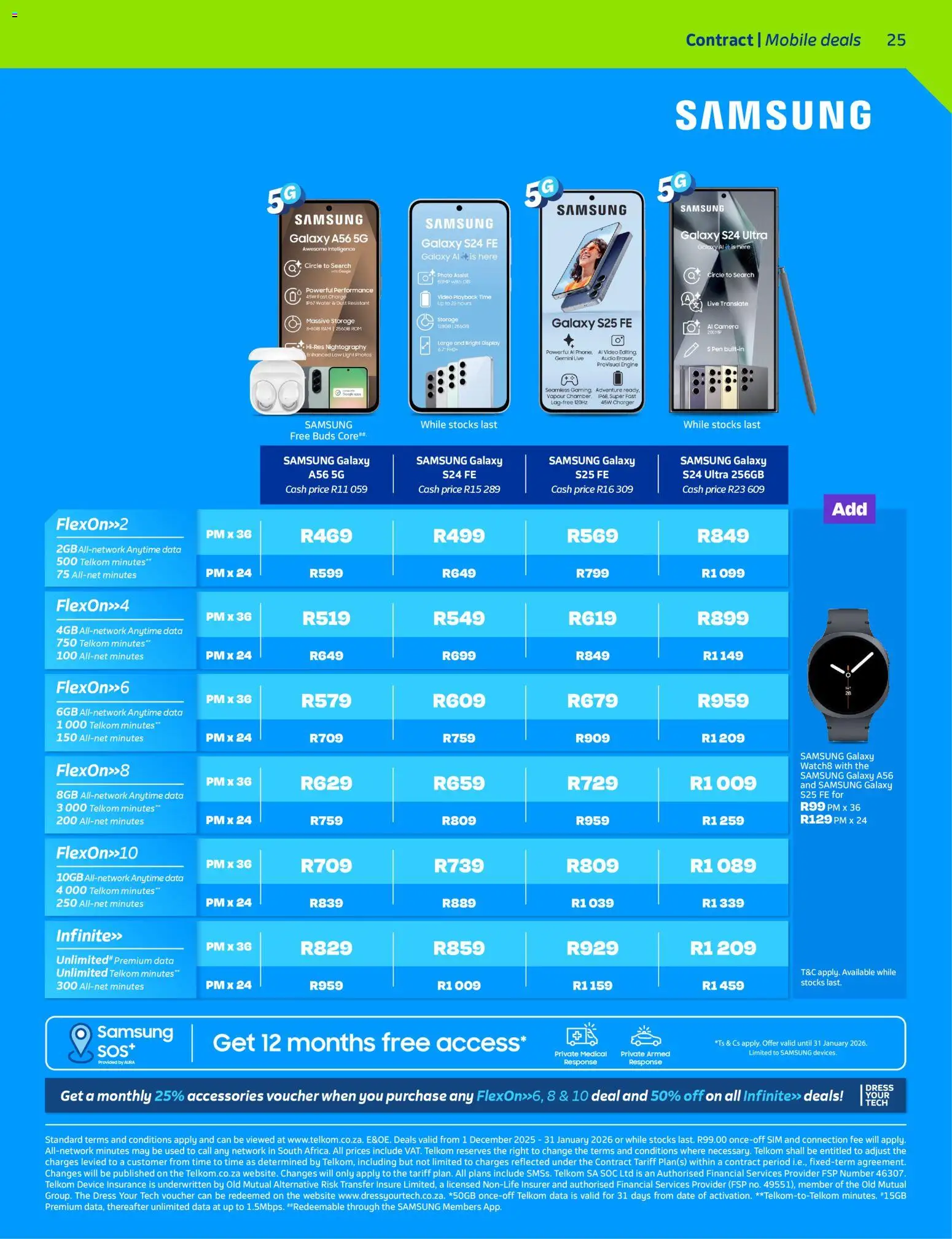New Telkom catalogue – valid from 01.12.2025 | Page: 25 | Products: Camera, Audio, Light, Pen