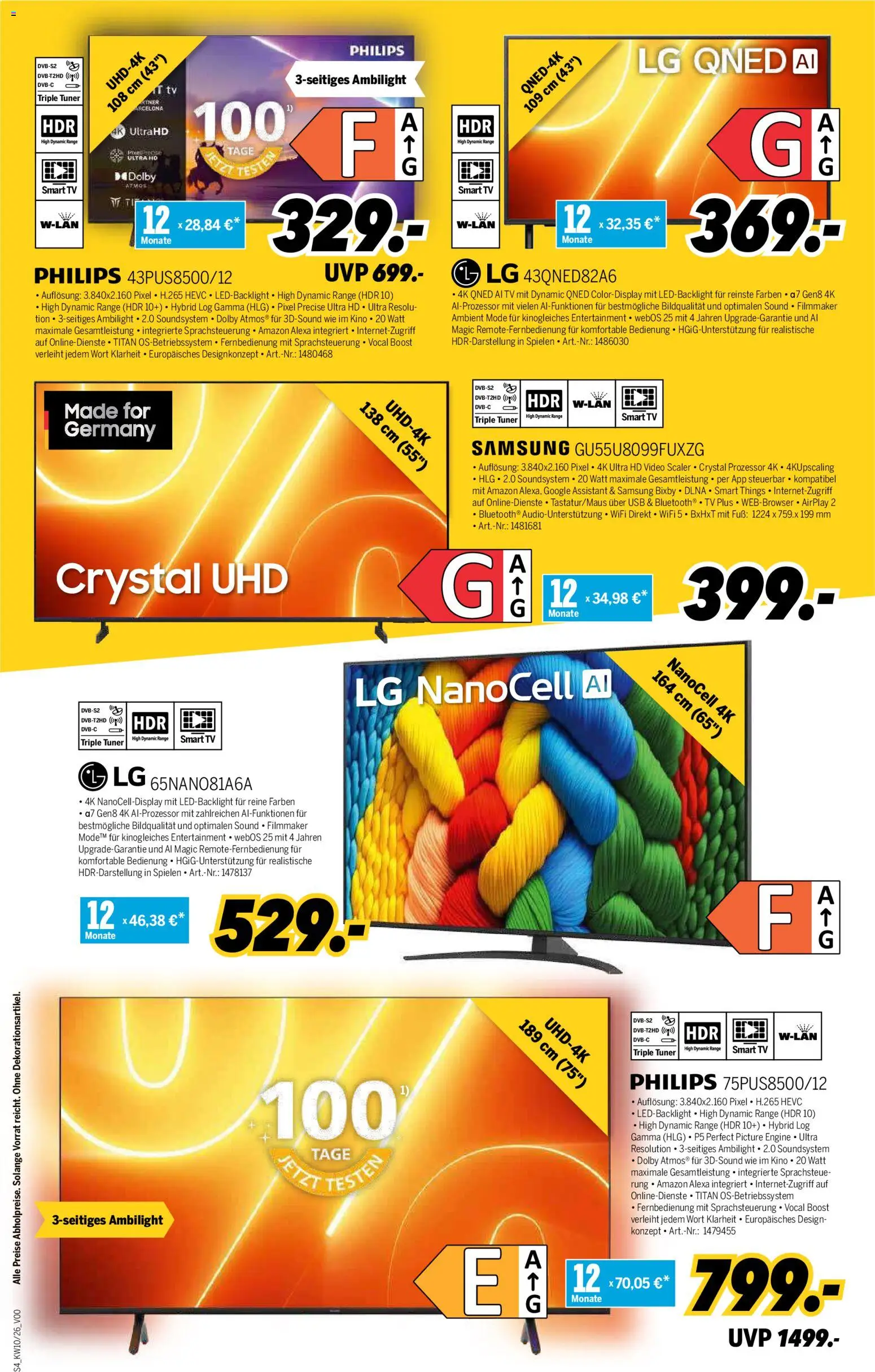 Medimax Prospekt 	 – gültig ab 27.02.2026 | Seite: 4 | Produkte: LG, Philips, Soundsystem, TV