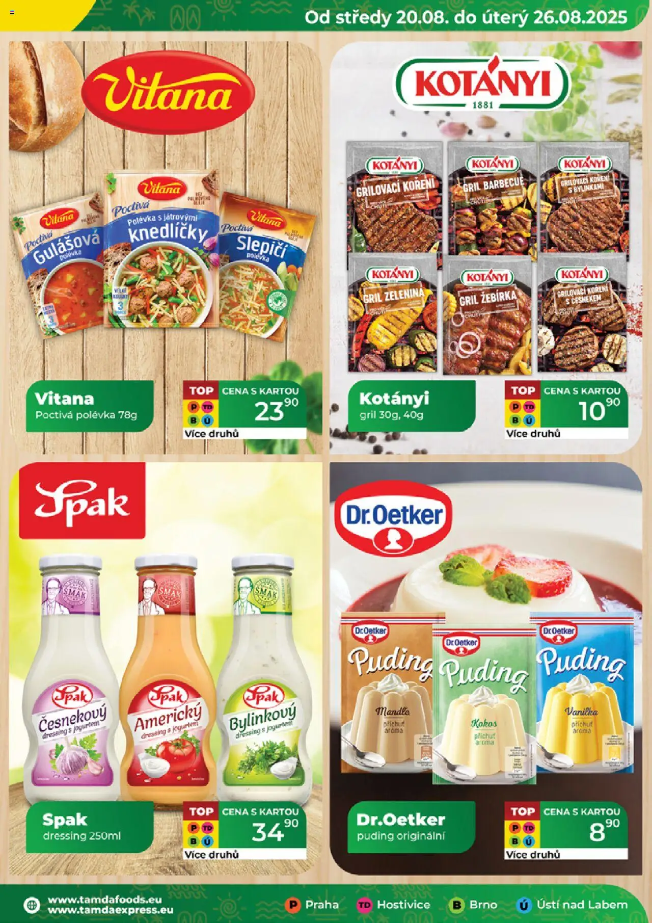 Tamda Foods leták od 20.08.2025 | Strana: 11 | Produkty: Puding, Zelenina, Mandle, Kokos