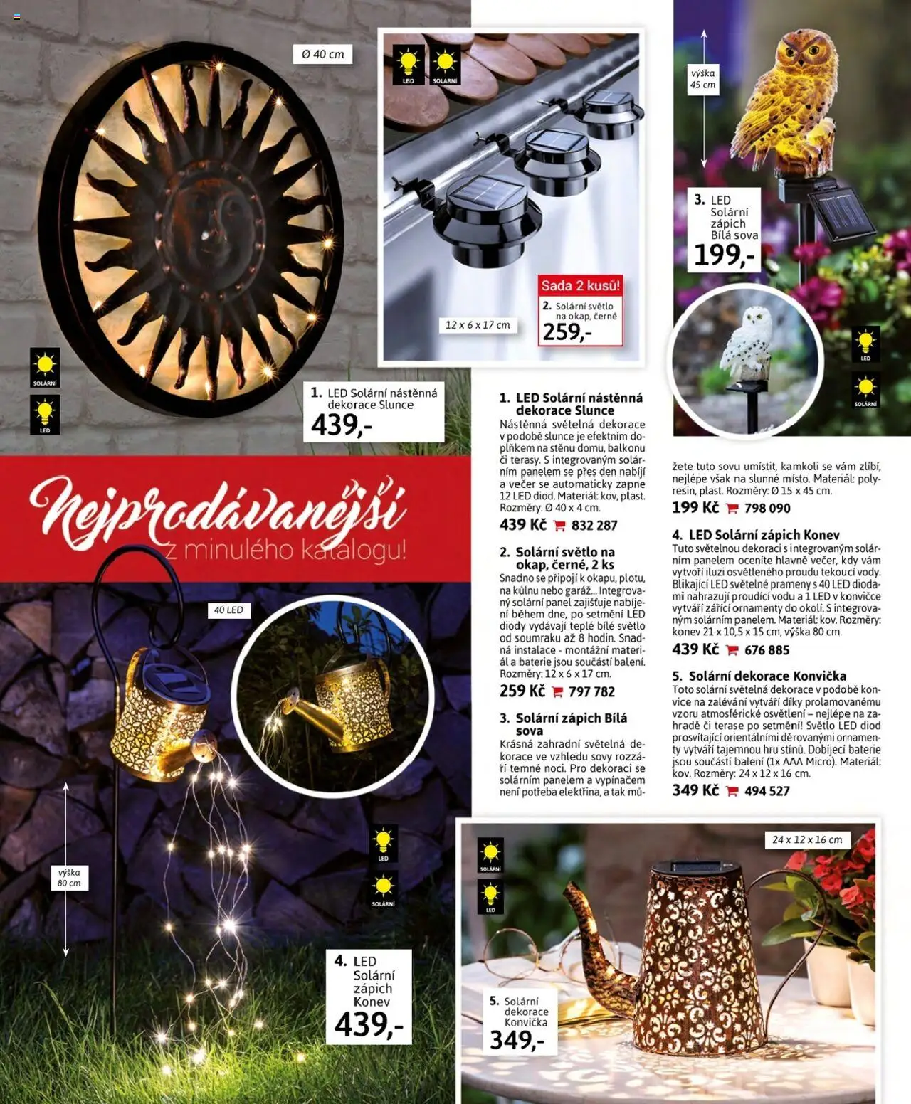 Velký Košík katalog - srpen od 01.08.2025 | Strana: 72 | Produkty: Sova, Baterie, LED, Dekorace