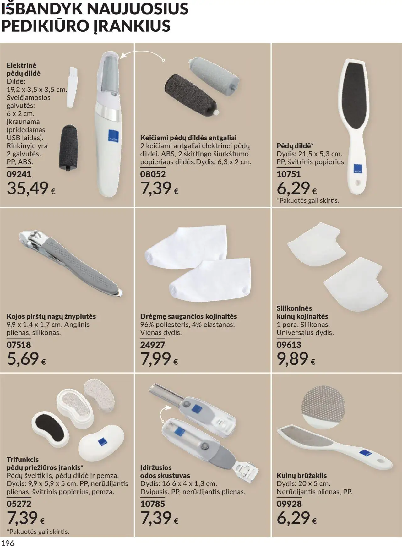 AVON akcijos nuo 01.10.2025 | Puslapis: 196 | Prekių: Skustuvas, USB
