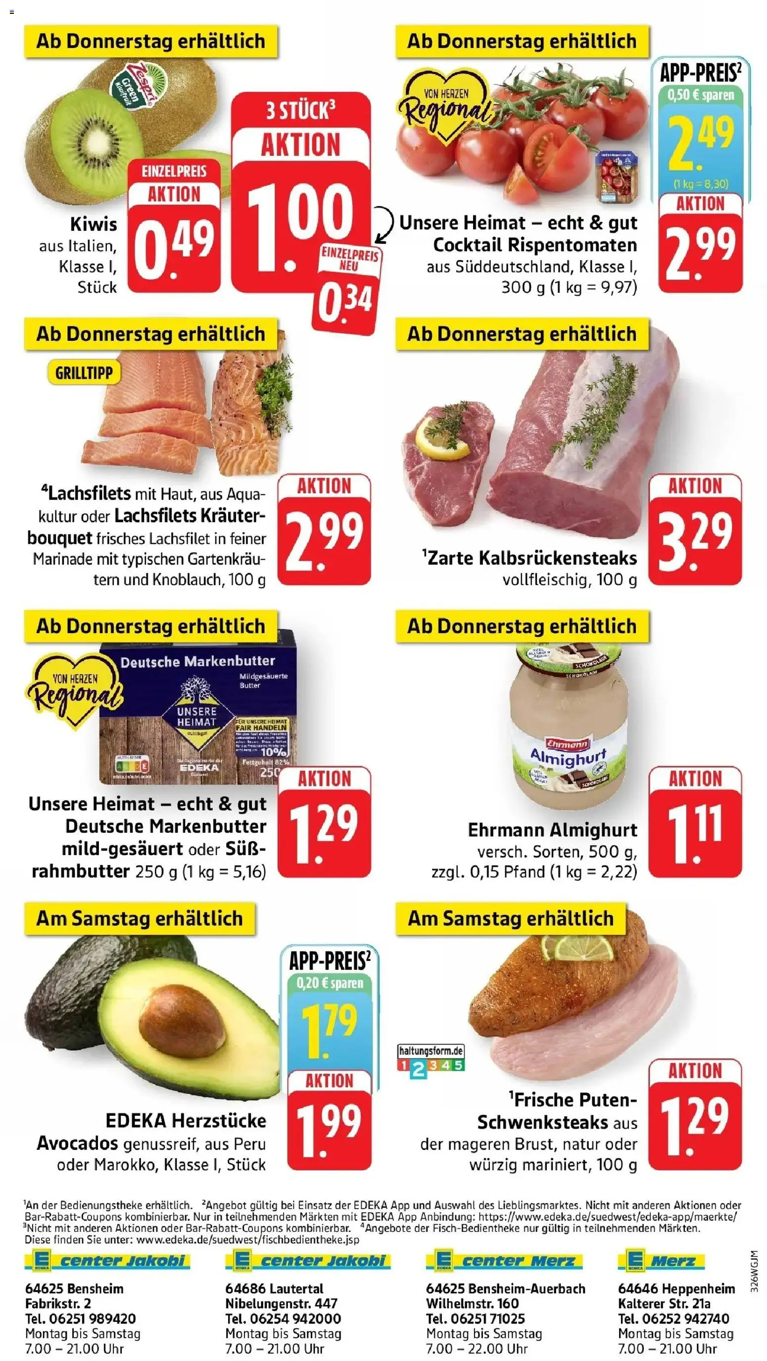 Edeka prospekt Heppenheim	 – gültig ab 12.04.2026 | Seite: 48 | Produkte: Ehrmann almighurt, Schokolade, Kiwi, Uhr