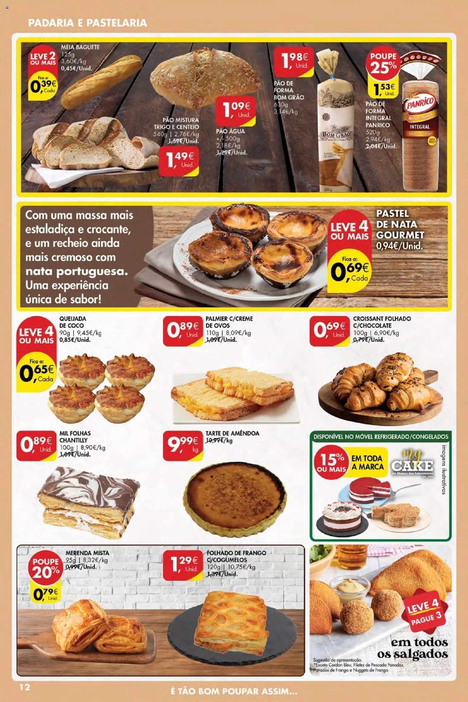 Pingo Doce Poupe Esta Semana Açores │ válido de 19.03.2026 | Página: 12 | Produtos: Agua, Pão, Chocolate, Nuggets