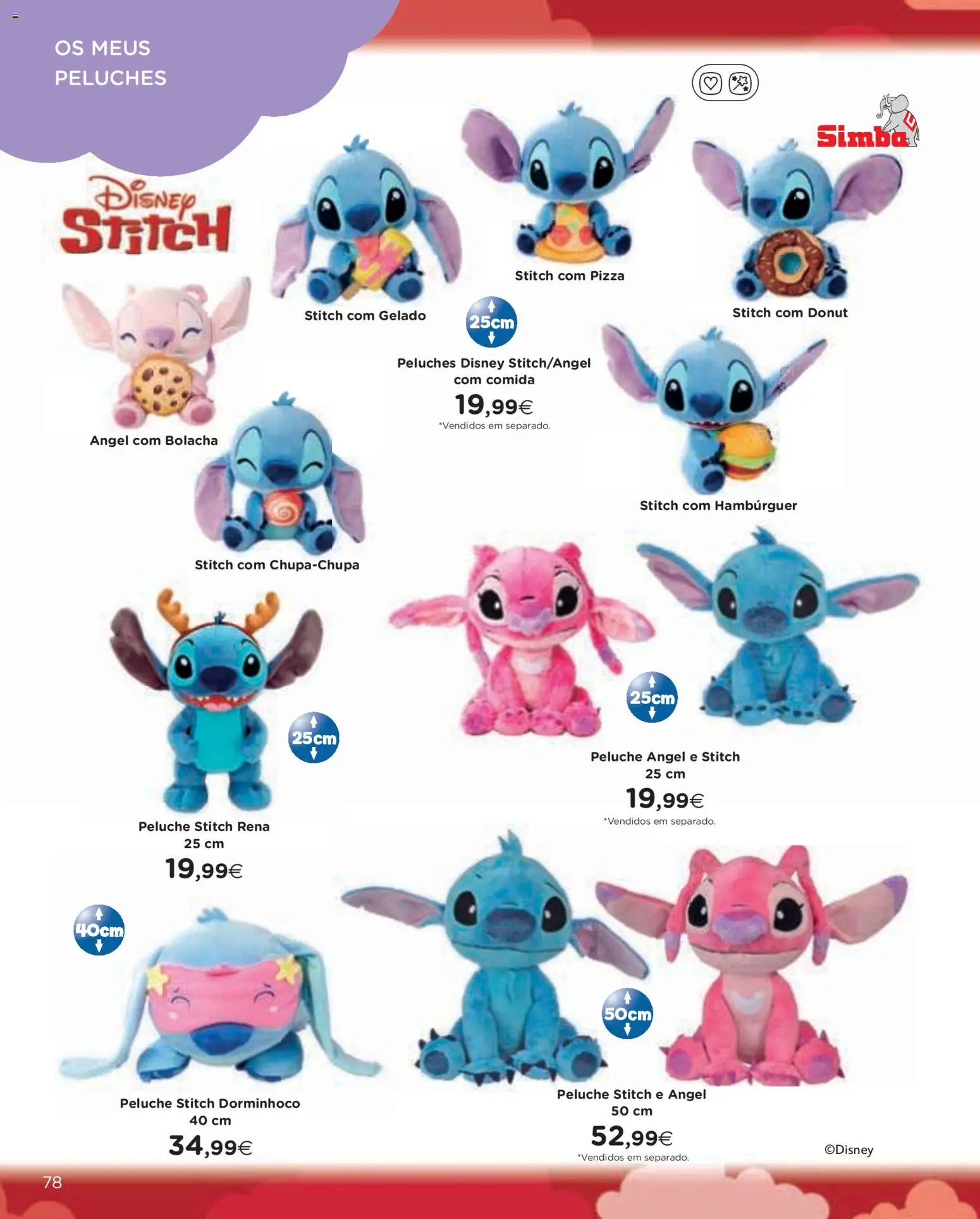 El Corte Ingles folheto │ válido de 11.11.2025 | Página: 78 | Produtos: Peluches, Hambúrguer, Gelado, Pizza