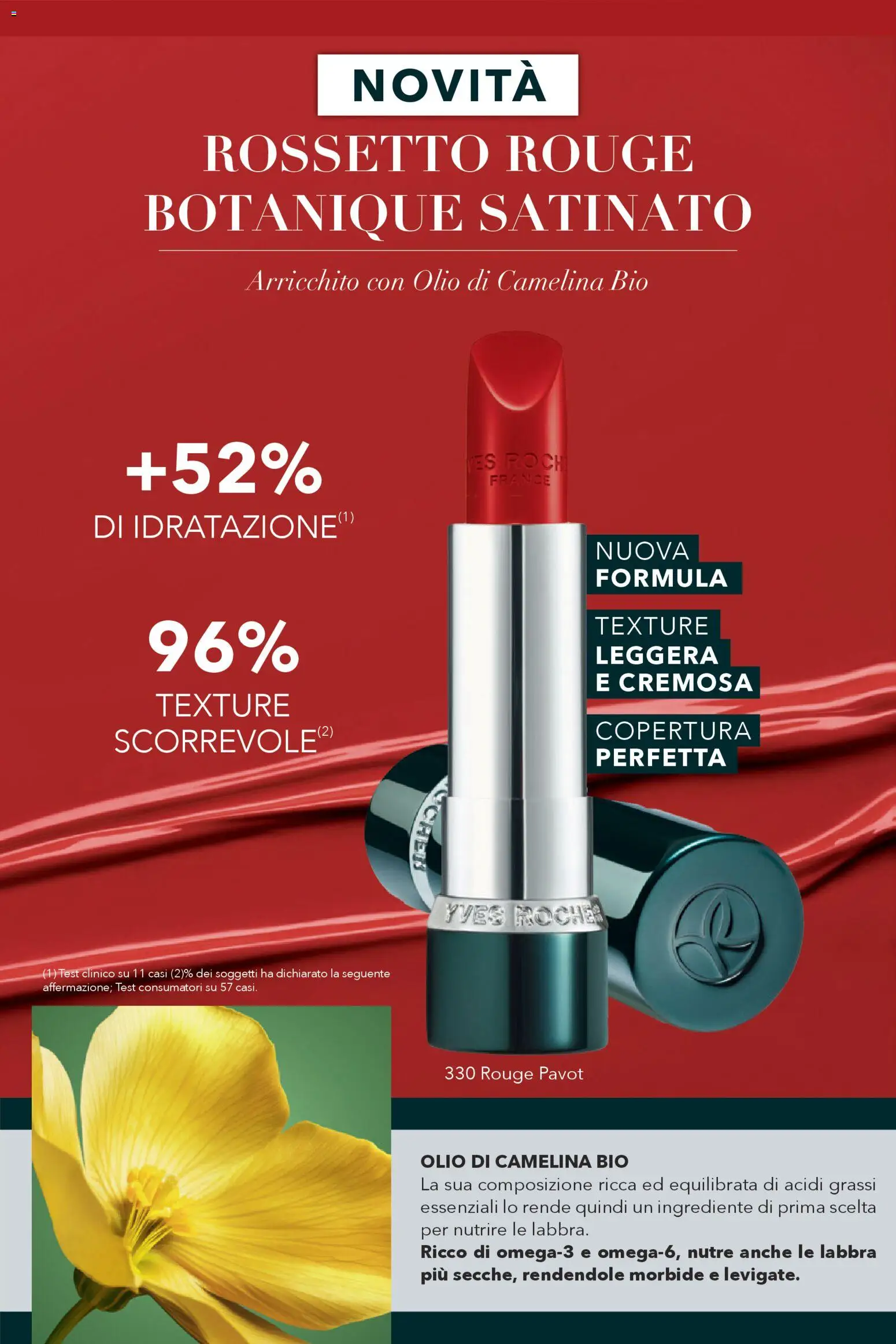 Volantino Yves Rocher del 02.04.2026 | Pagina: 70 | Prodotti: Rossetto, Olio