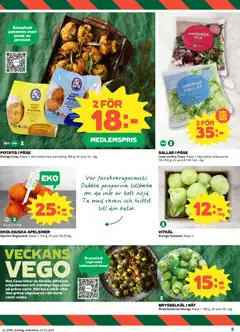 Coop - Knäred - Förhandsvisning av reklamblad från butik Coop aktuell från 08.12.2025 | Sida: 5 | Produkter: Vitkål, Apelsiner, Potatis, Sallad
