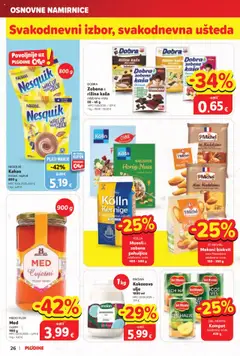 Plodine - Katalog - Pregled kataloga iz trgovine Plodine, vrijedi od 22.10.2025 | Stranica: 26 | Proizvodi: Ulje, Čokolada, Pahuljice, Nesquik