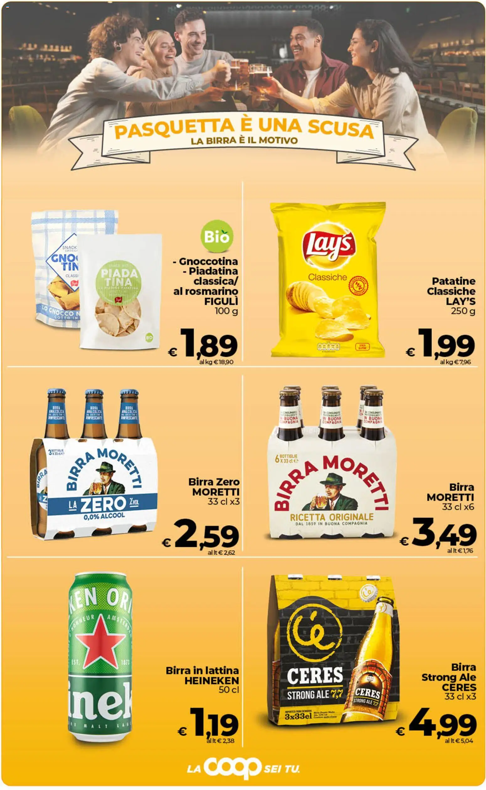 Volantino COOP del 26.03.2026 | Pagina: 35 | Prodotti: Rosmarino, Patatine, Ceres, Heineken