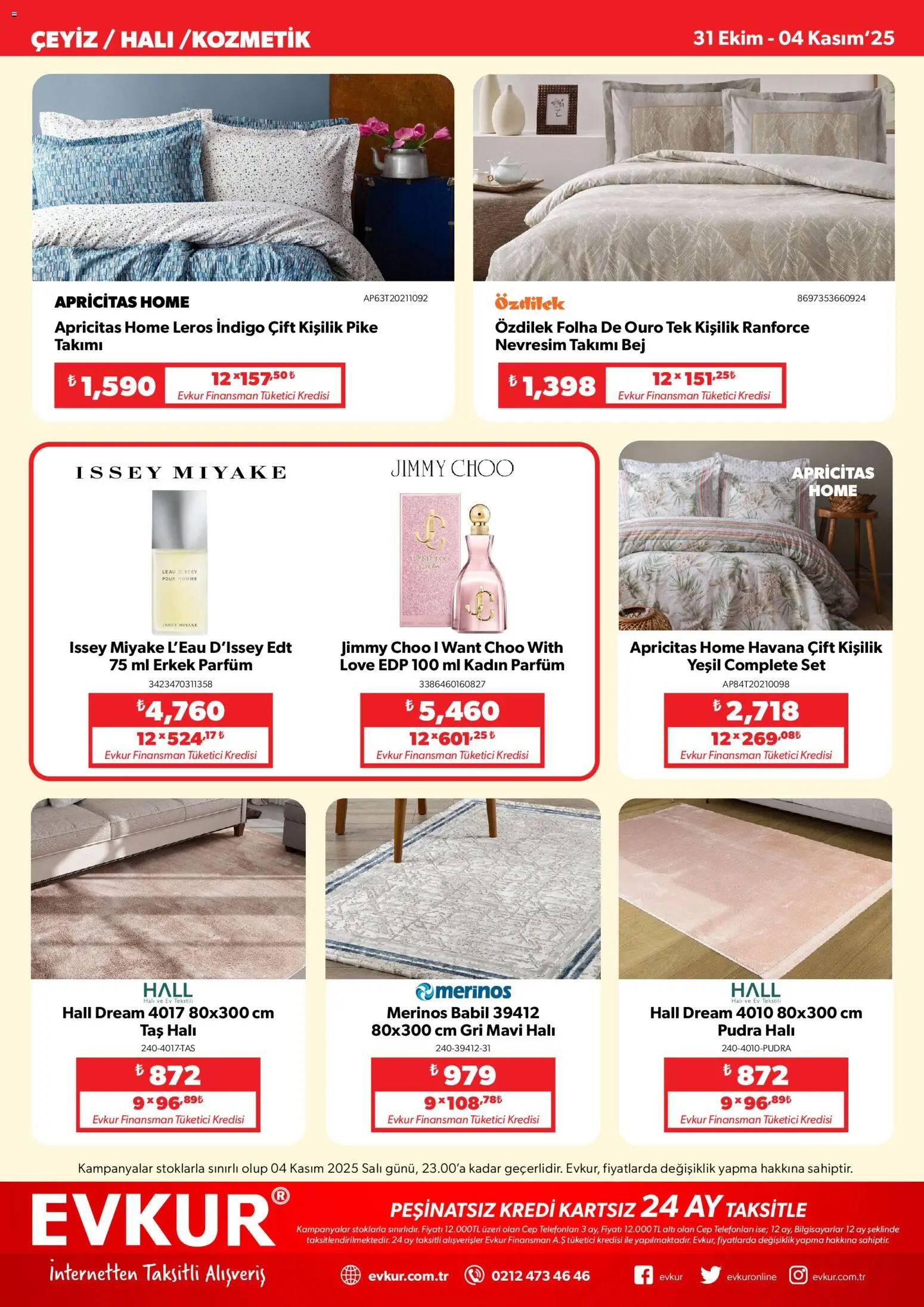 Evkur Muhteşem Fırsatlar - 31.10.2025 tarihinden itibaren geçerlidir | Sayfa: 9 | Ürünler: Nevresim, Parfüm, Pudra, Pike