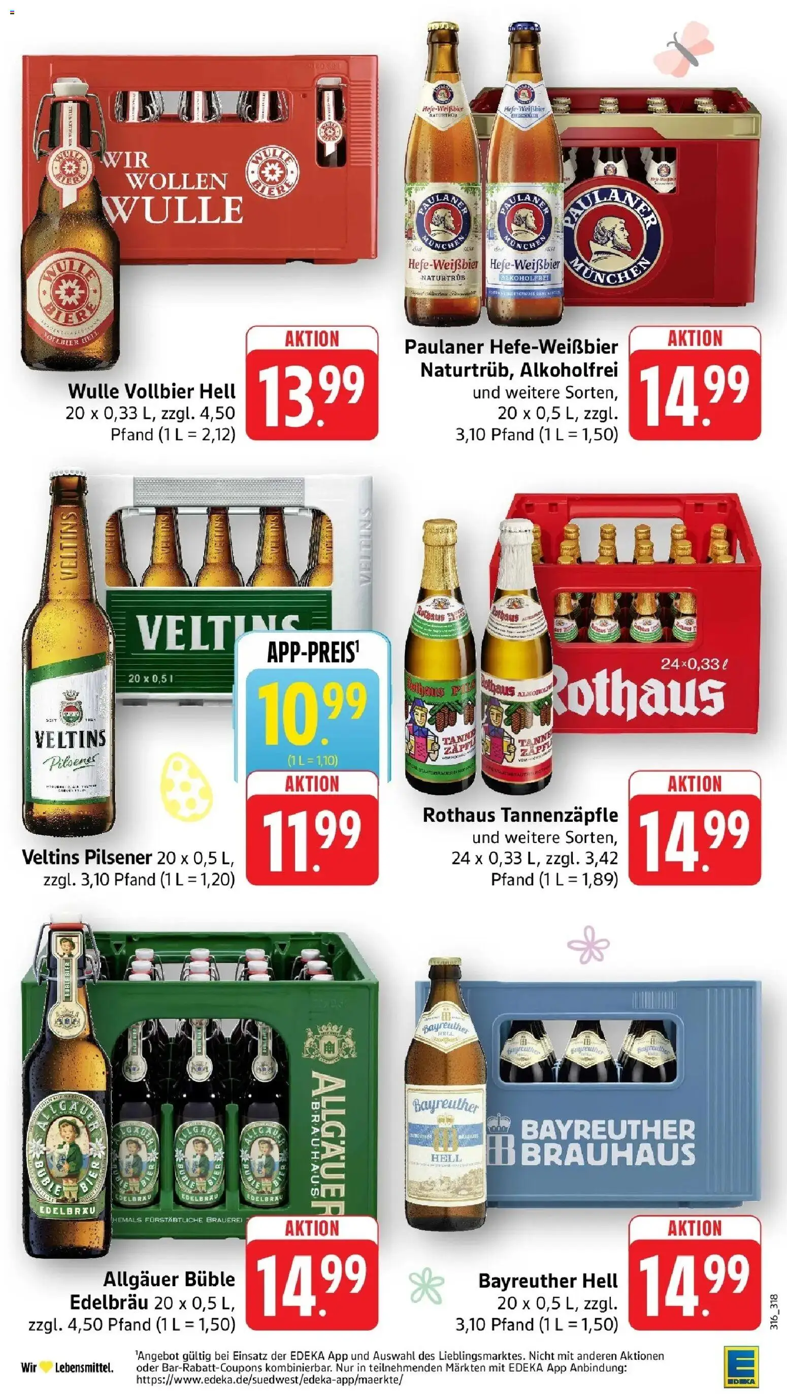 E center Prospekt Leinfelden - Echterdingen	 – gültig ab 23.03.2026 | Seite: 35 | Produkte: Bier, Weißbier, Paulaner, Veltins