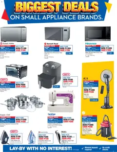 OK Furniture specials catalogue – valid from 16.03.2026 | Page: 5 | Products: Vacuum cleaner, Fan, Sewing machine, Air fryer
