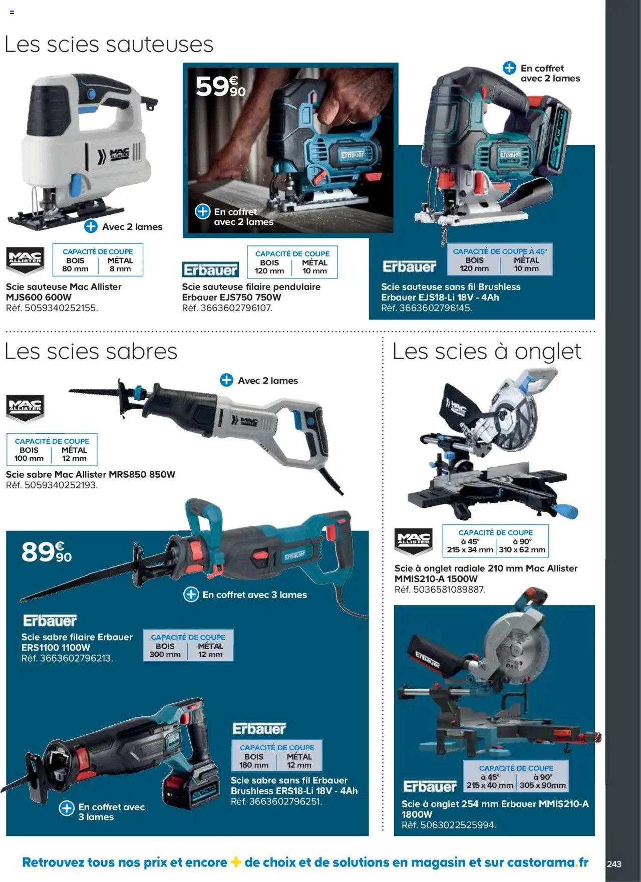 {H1} | Page: 243 | Produits: Scie sauteuse