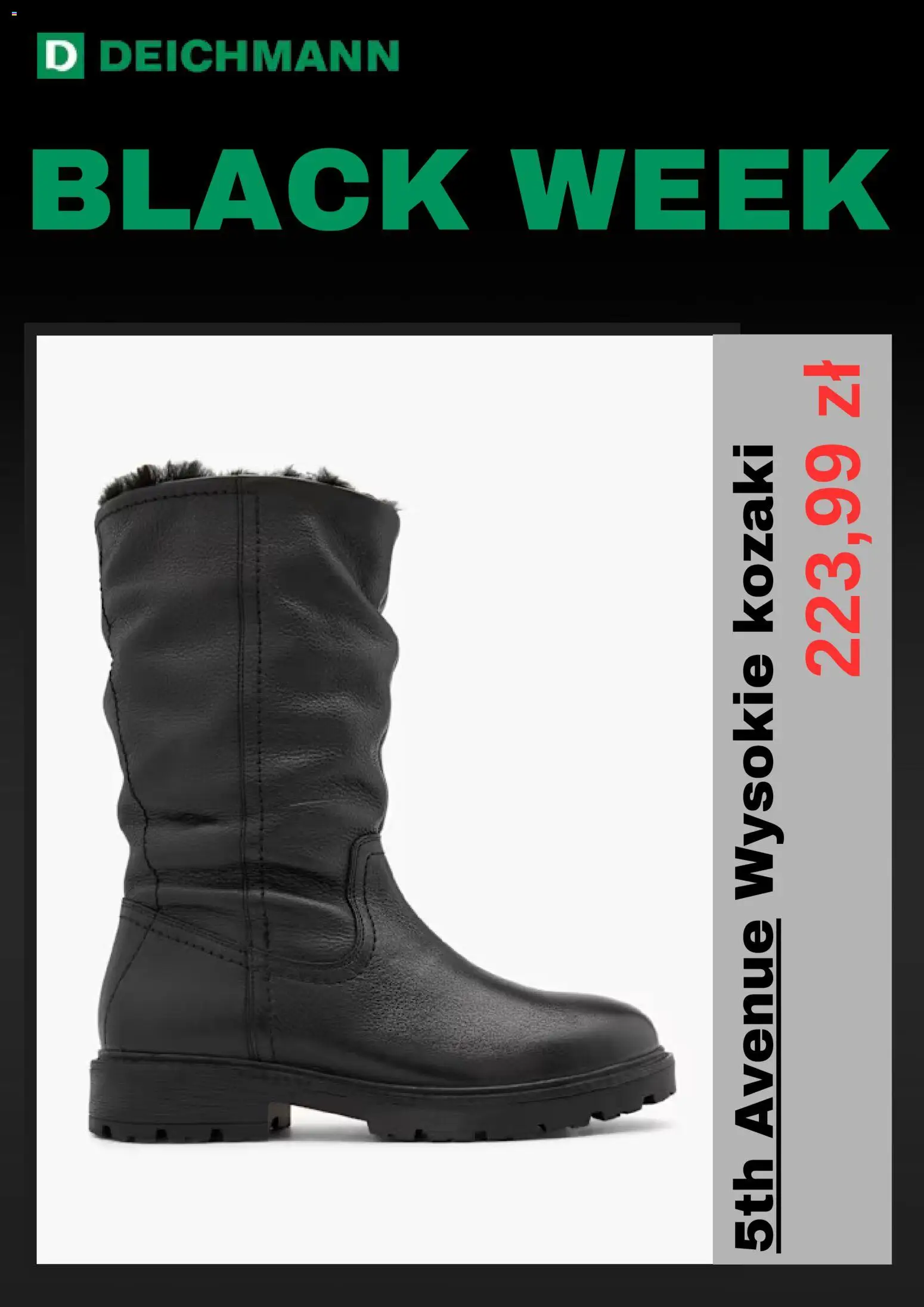 Deichmann Black Friday od 20.11.2025 | Strona: 3 | Produkty: Kozaki