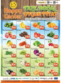 26.11.2025 tarihinden itibaren geçerli olan Happy Center kataloğu önizlemesi