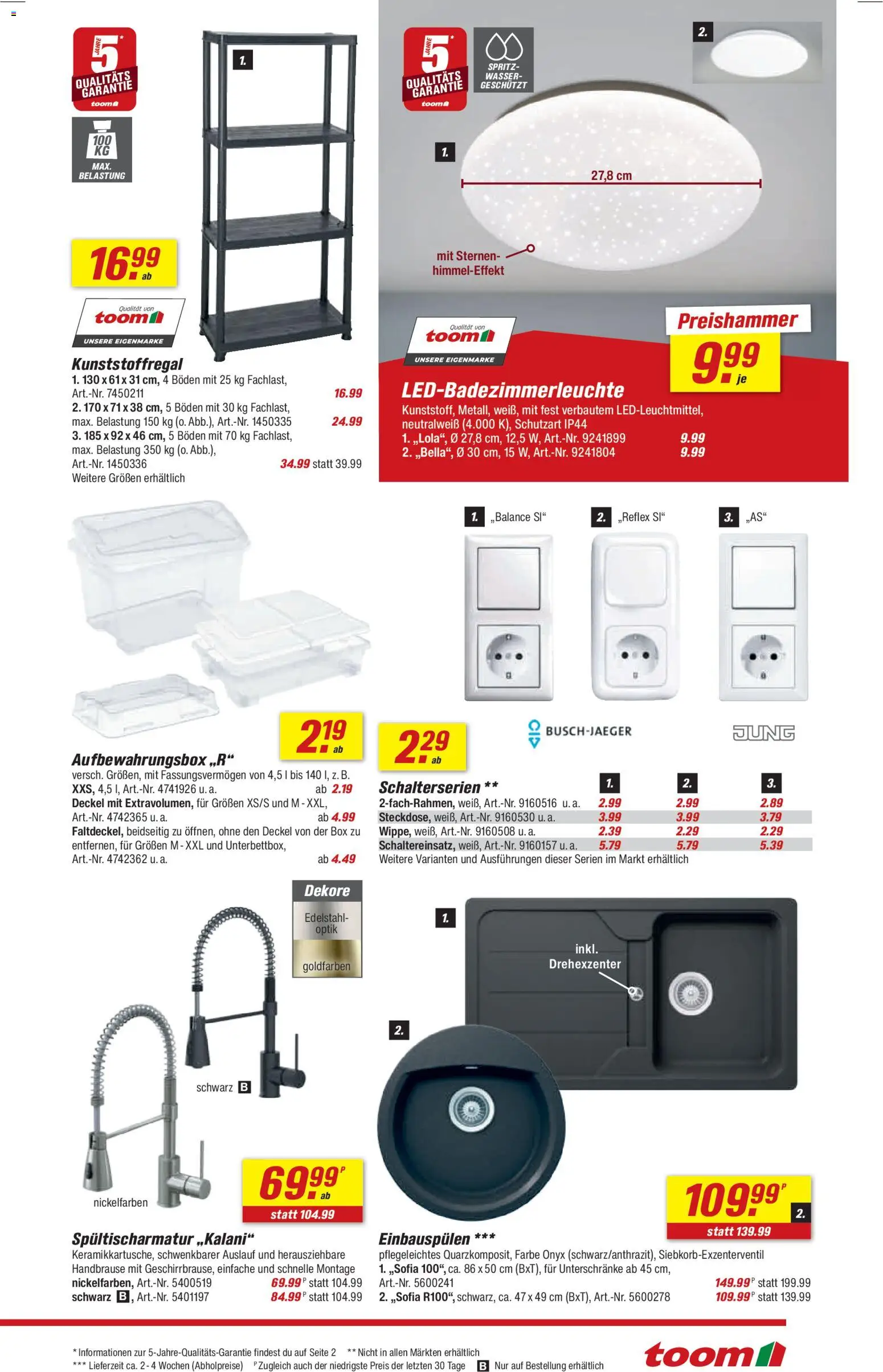 Toom Baumarkt Prospekt 	 – gültig ab 27.12.2025 | Seite: 9 | Produkte: Box, Wasser