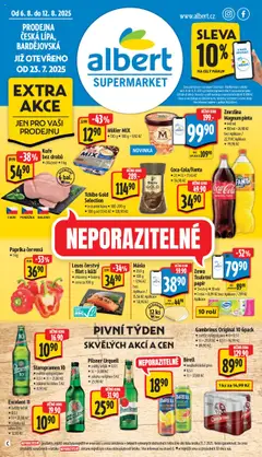 Náhled letáku Albert leták - Supermarket - Česká Lípa od 06.08.2025