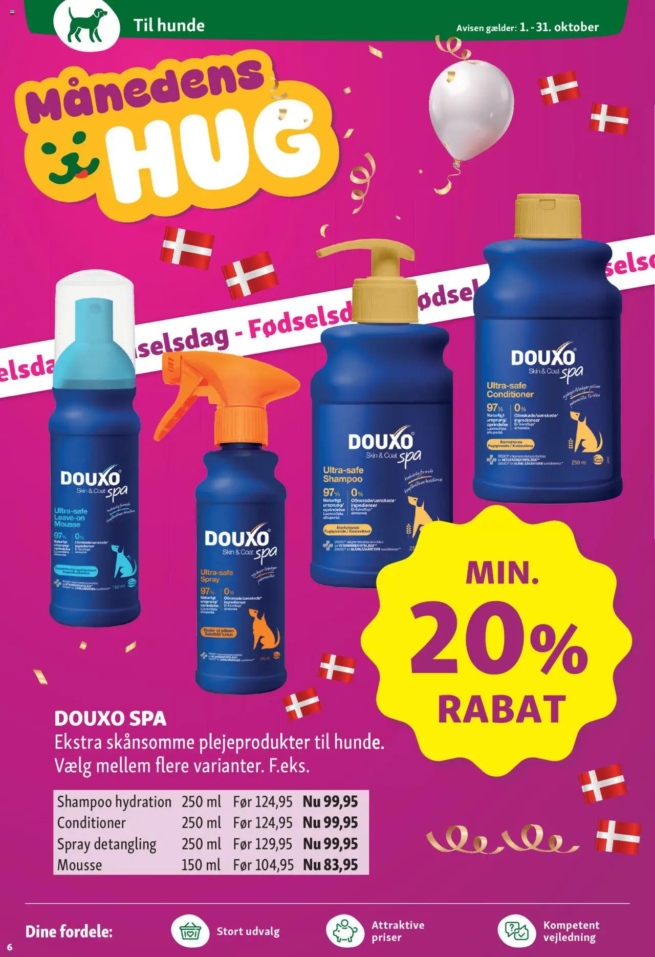 Maxi Zoo tilbudsavis – gyldig fra 01.10.2025 | Side: 6 | Produkter: Shampoo