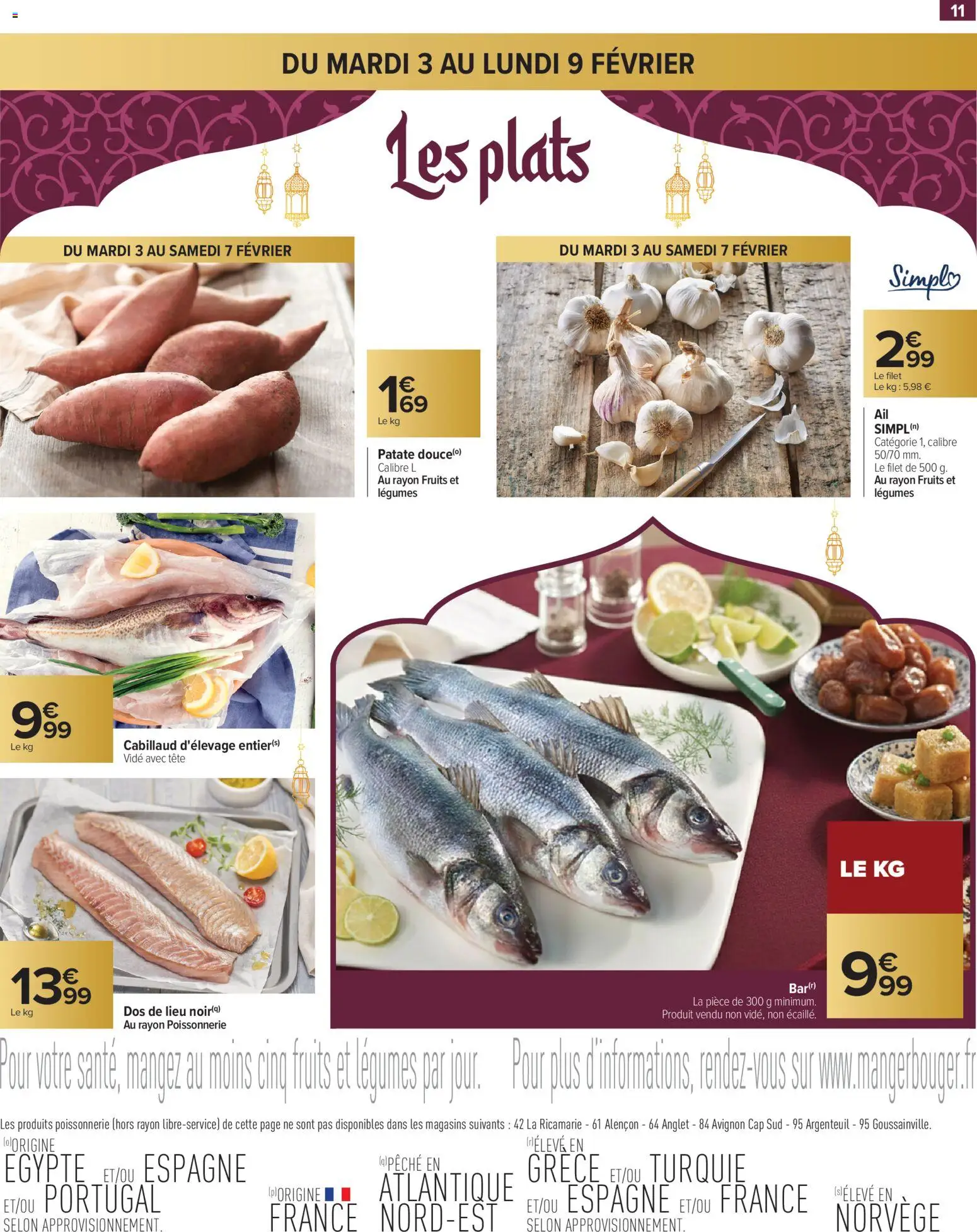 {H1} | Page: 11 | Produits: Poissonnerie