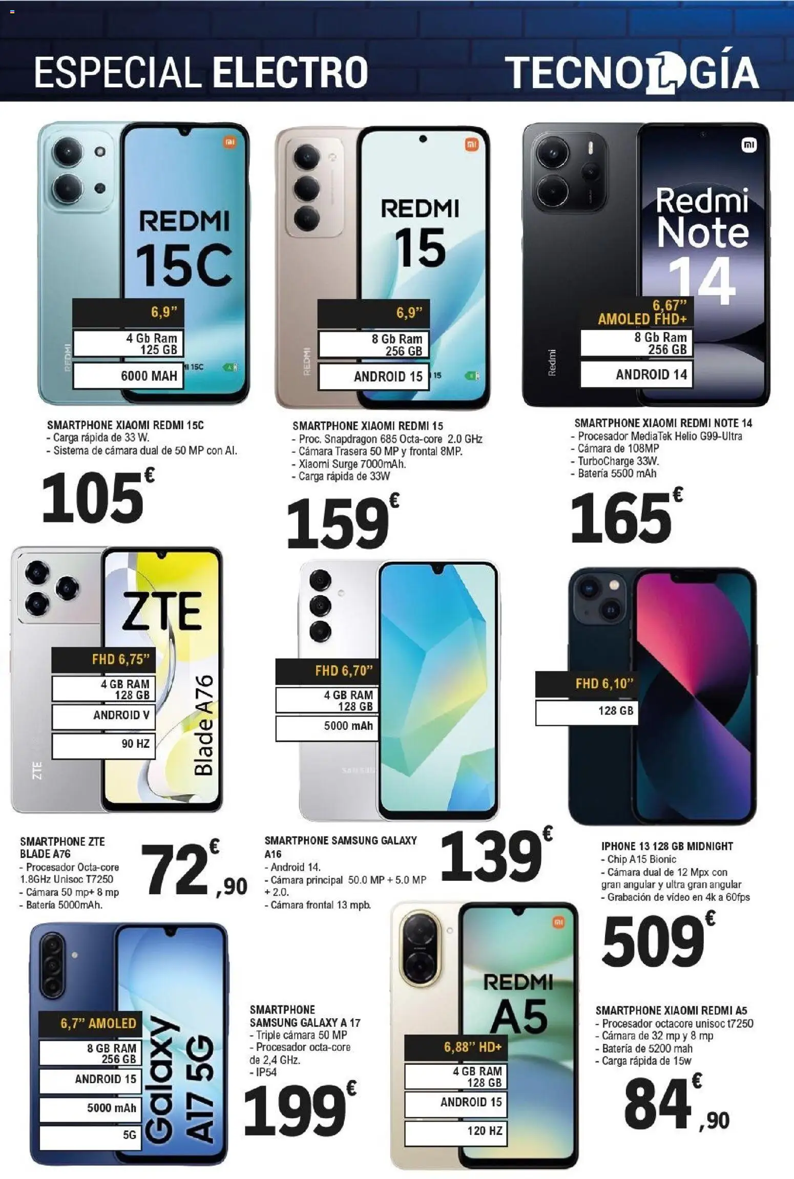 E.Leclerc folleto │ válido desde el 15.12.2025 | Página: 8 | Productos: Smartphone Xiaomi, Smartphone, Iphone, Video