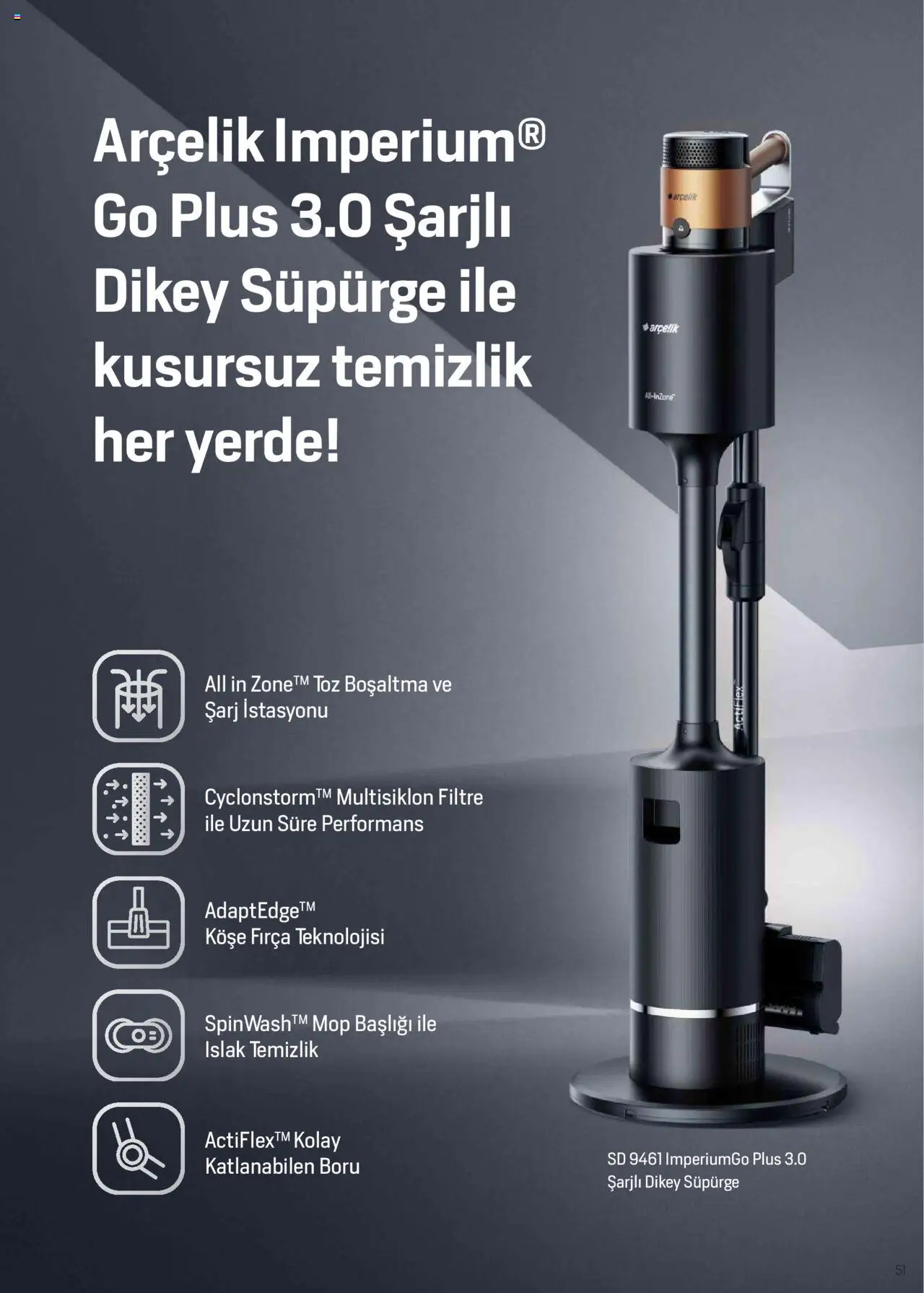 Arçelik Katalog - 16.09.2025 tarihinden itibaren geçerlidir | Sayfa: 51 | Ürünler: Fırça