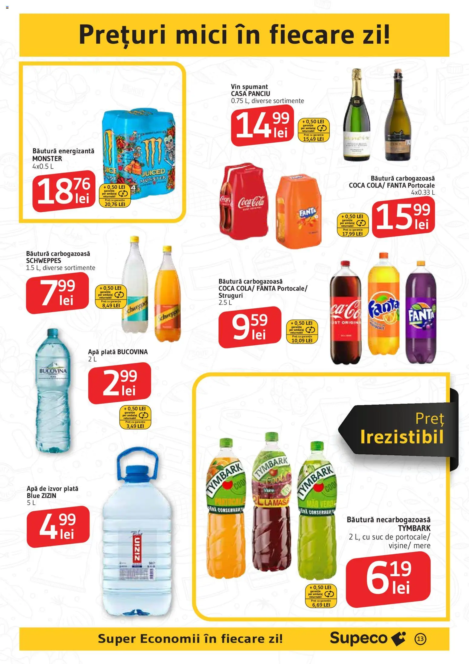 Noul catalog Supeco – valabil de la 12.03.2026 | Pagină: 13 | Produse: Amerikan servis, Băutură energizantă, Mere, Portocale
