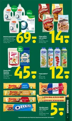 Yoggi yoghurt*, 1 kg. Kg-pris 12,00. Frit valg. 1 stk. gyldig fra 16.04.2026 | Side: 5