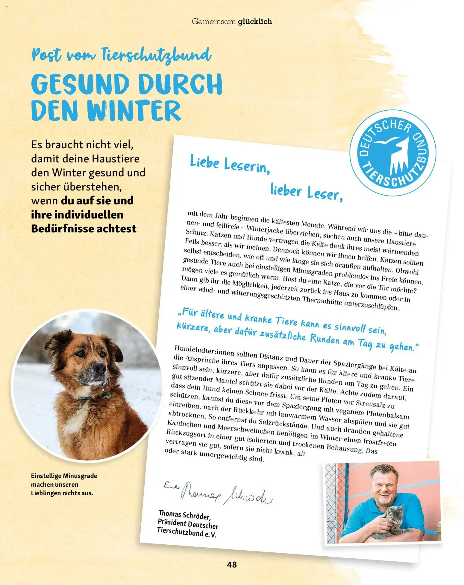 Fressnapf Friends Magazin – gültig ab 01.01.2026 | Seite: 48 | Produkte: Kaninchen, Tür, Wasser, Mantel