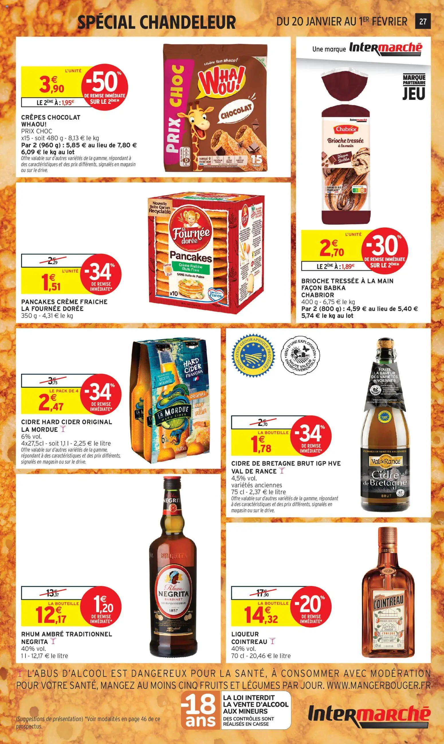 {H1} | Page: 27 | Produits: Cointreau, Liqueur, Cidre, Rhum