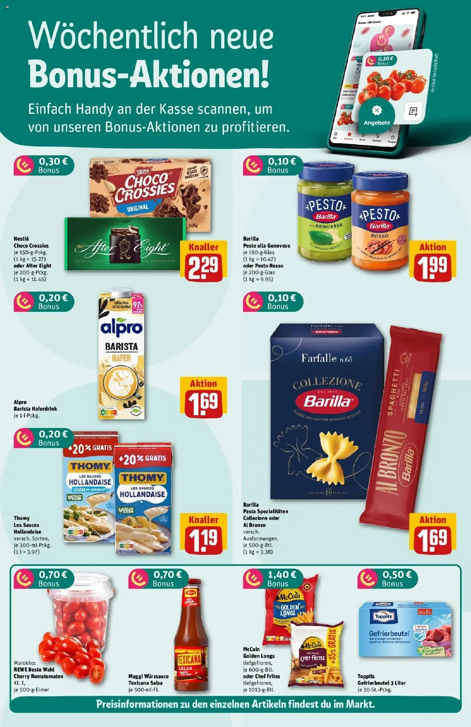 Rewe prospekt Höchberg	 – gültig ab 16.02.2026 | Seite: 2 | Produkte: Thomy les sauces, Barilla, Barilla pesto, McCain