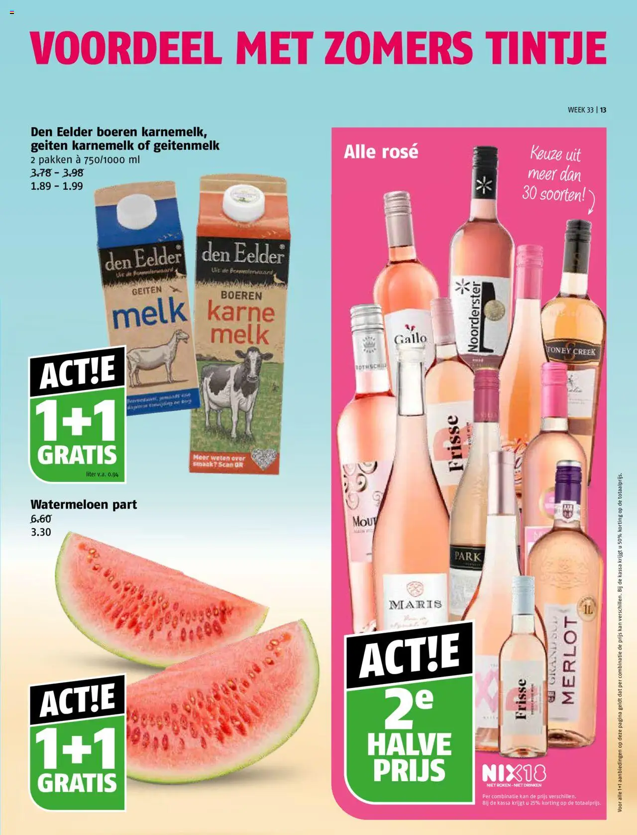  | Pagina: 13 | Producten: Melk, Kan, Karnemelk, Watermeloen