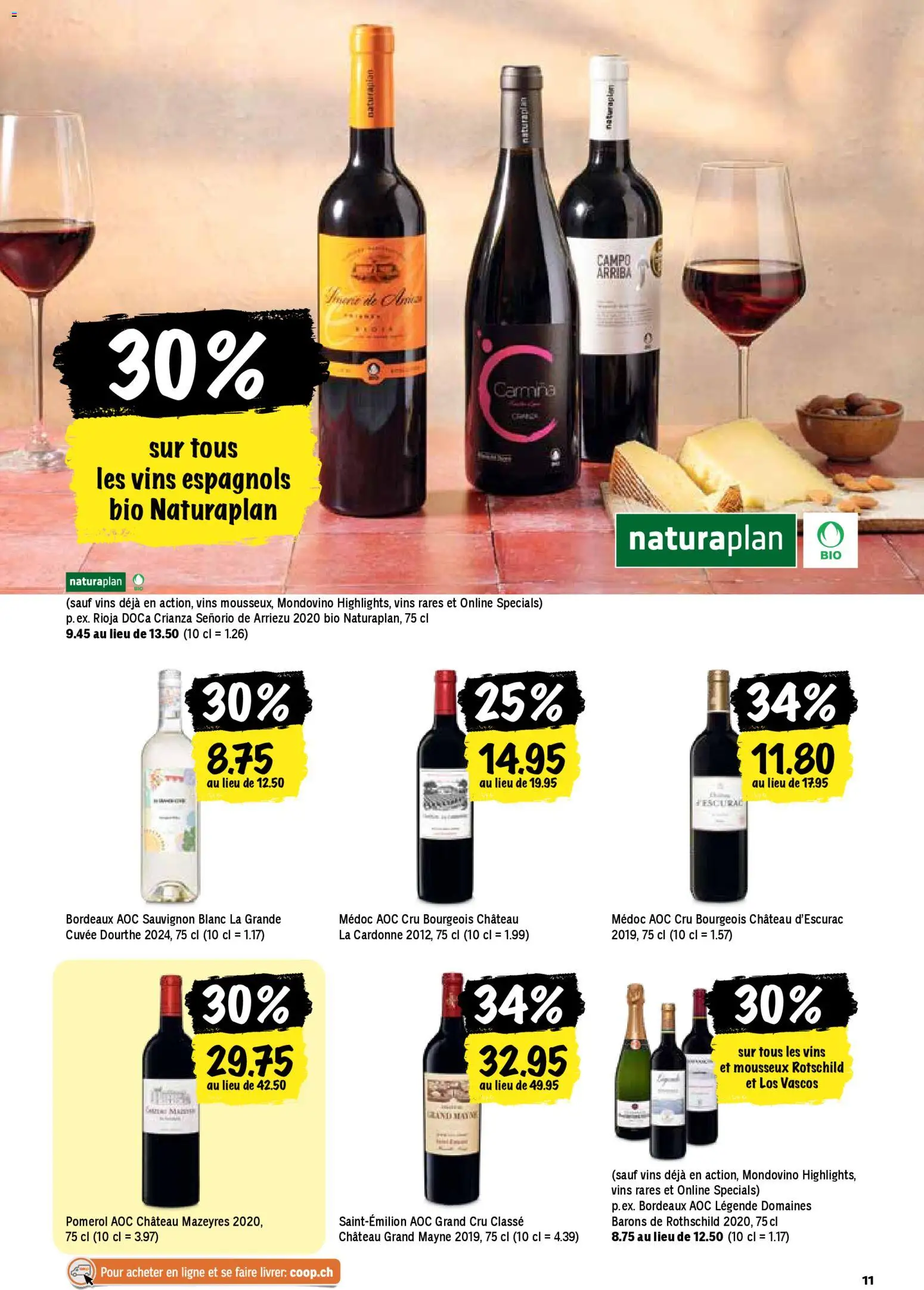 Coop - Les actions de la semaine – gültig ab 06.11.2025 | Seite: 11