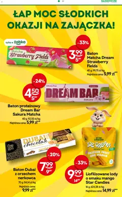 Pogląd oferty "Żabka gazetka" - ważna od 11.03.2026 | Strona: 22 | Produkty: Mango, Słodycze, Baton, Lody