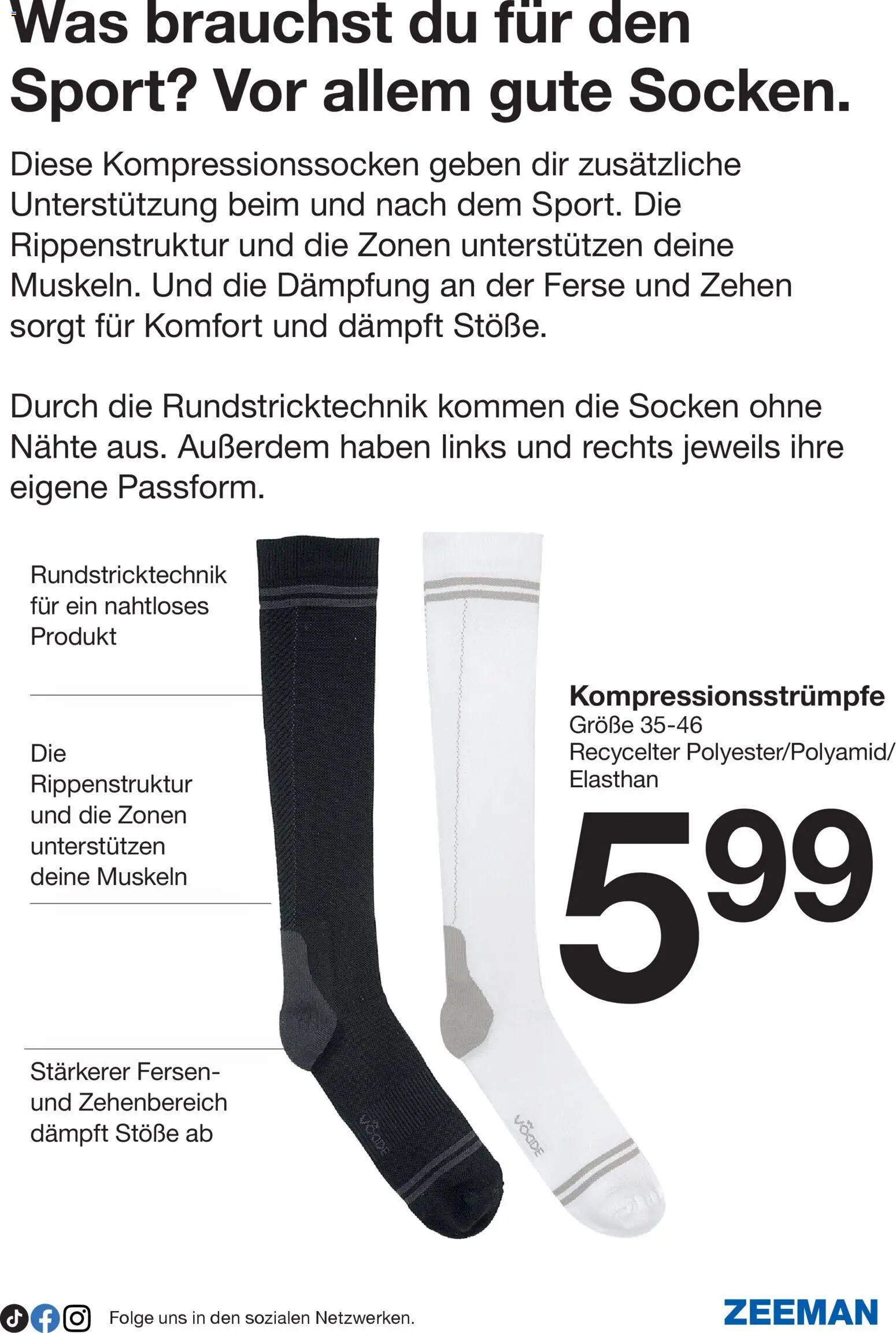 Zeeman Prospekt 	 – gültig ab 10.01.2026 | Seite: 27 | Produkte: Socken