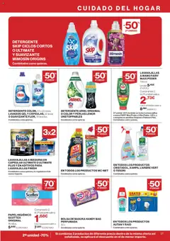 Supercor Península y Baleares │ válido desde el 17.07.2025 | Página: 27 | Productos: Detergente, Papel higienico, Té, Bolsa