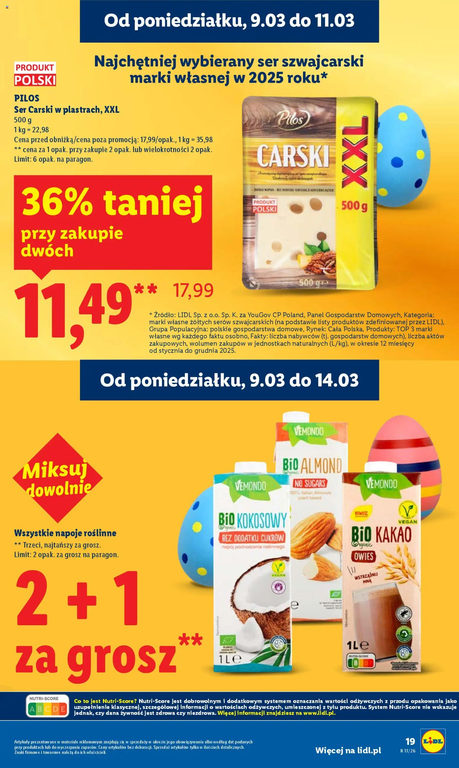 Lidl Polsko leták od 09.03.2026 | Strana: 19 | Produkty: Vegan, Kakao