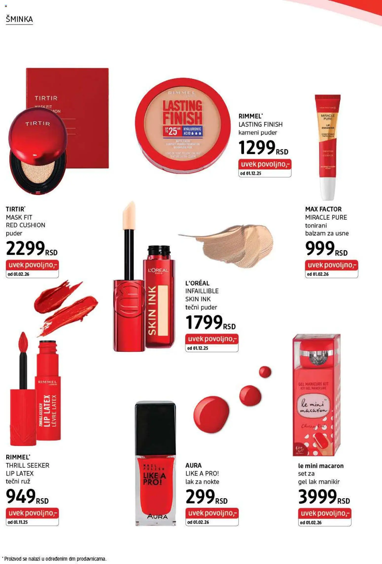 DM Drogerie katalog - važi od 01.02.2026 | Strana: 10 | Proizvode: Tečni puder, Finish, Puder, Balzam