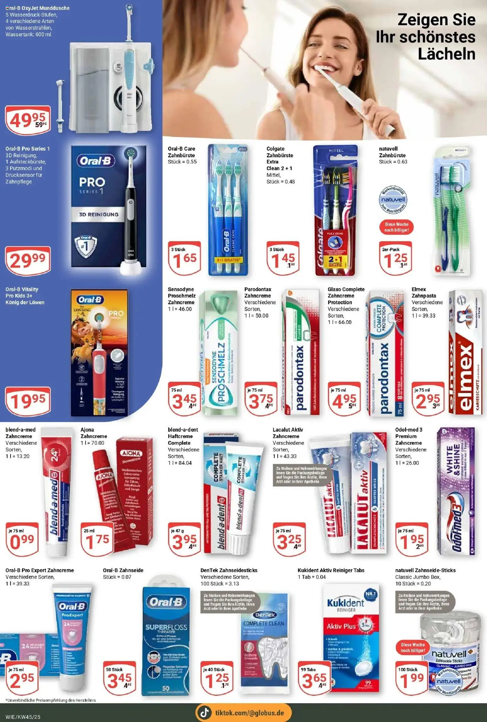 Globus prospekt Waghäusel	 – gültig ab 02.11.2025 | Seite: 20 | Produkte: Zahnpasta, Zahnbürste