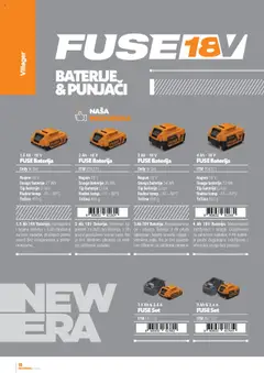 Villager katalog - pregled Villager kataloga - važi od 13.02.2025 | Strana: 18 | Proizvode: Sto, Baterija, Baterije